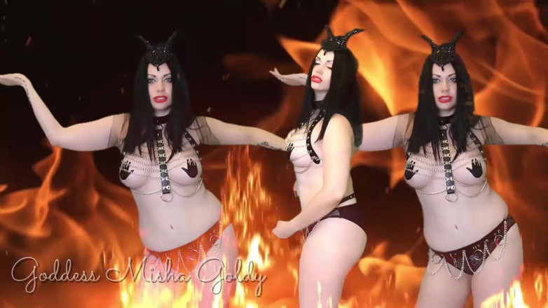Goddess Misha Goldy: Dapatkan orgasme terakhir dan awak untuk demon awak! Executrix - Fantasi...