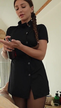 Bester Öl-handjob und eierspiel! POV-cowgirl mit versauter masseuse mit dicken titten!