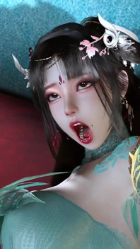 Xun Er 픽셀화 된 아름다움 : 큰 젖탱이 주문을 가진 3D 소녀 - 3D 애니메이션