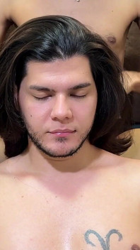 Long Hair Worship & Sensory Brushing by Male Hands