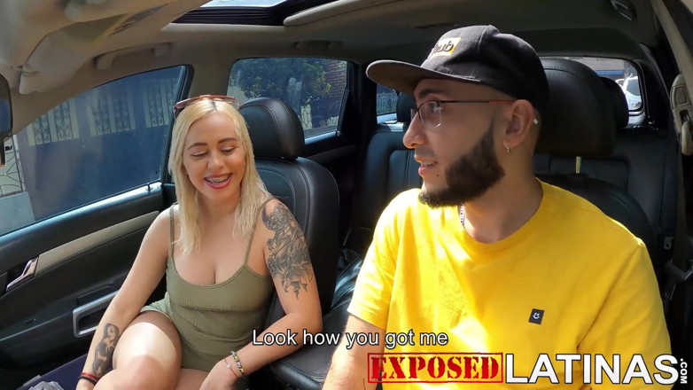Exposed Latinas: Patricia utíká od svého přítele kvůli sexu v autě