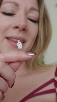 Giantess Step-sis Catches You Watching