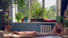 Horny_Ju: Rozhodla se ho masturbovat - nejlepší honění vůbec