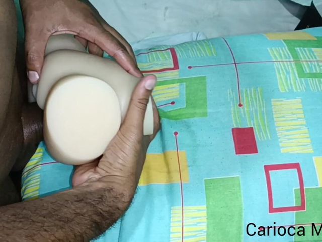 Very Horny in Tight White Doll (Me with Myself)