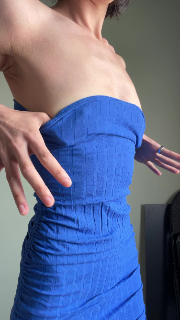 Ms_Emmy_Lynn: Tight Body Con Summer Dress Try-on Haul: Blues Edition