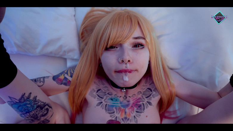 Karneli Bandi: 얼굴에 큰 사정을 받은 Kitagawa Marin Kitagawa