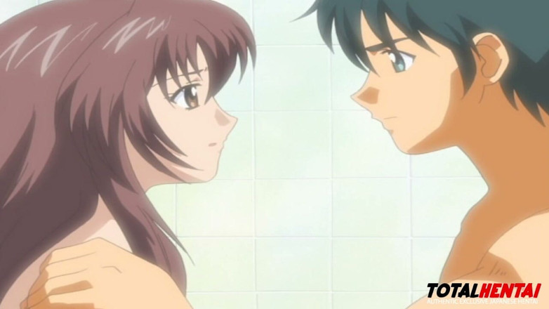 Total Hentai: 義理の兄弟の妻 - シャワー誘惑