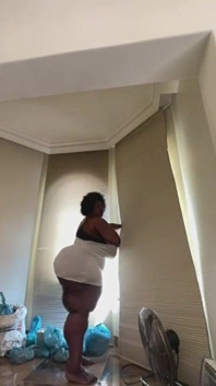Busty SSBBW MILF Squirts Masturbating & Stripteasing