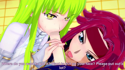 Wraith ward: CC a Kallen se baví s Lelouchem: Code Geass Parodie