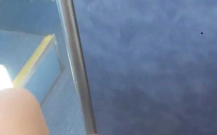 Russie Goodboy: Stroking Uncut Dick on the Bus