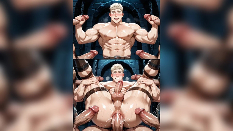 Boycum: Gay Hunk berkongkek dubur