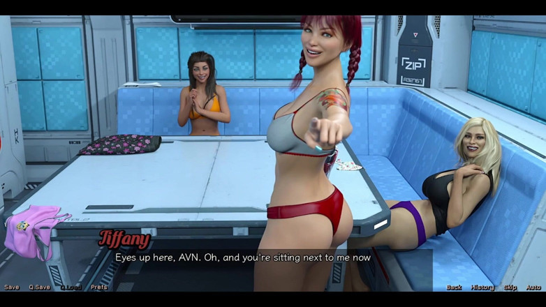 AVN Teller: Stranded in Space - Strip Poker