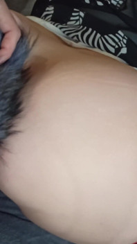 Housewife seduced with her plug tail and let her juicy pussy be fucked