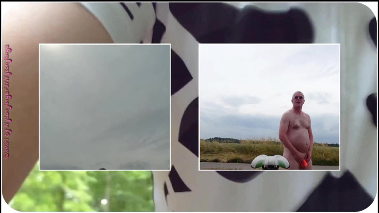 Carmen_Nylonjunge: Video collage of a bike tour without 2 ** Outdoor **
