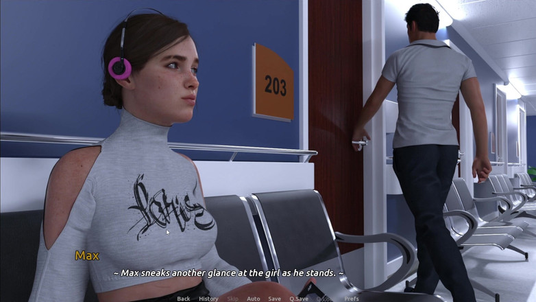 Trans Maaya: Futa Health Care: Max přitahován k roztomilé kočičky