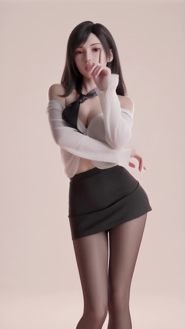 3D-Hentai Games: 티파의 자신감 넘치는 댄스(sistar - So Cool)