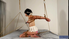 Bdsmlovers91: 奶子束缚和裆绳高潮