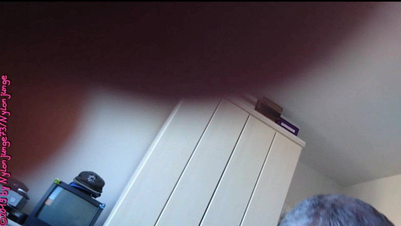 Nylonjunge: Orgazm Z nylonowego kochanka na My Nylon ** Fan Video 10 ** - Część 4