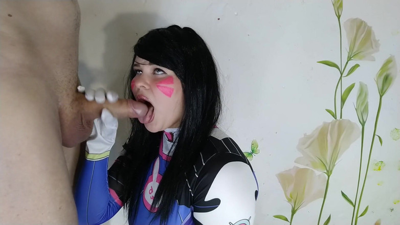 LizAngel: D.VA 大きなペニスをしゃぶった