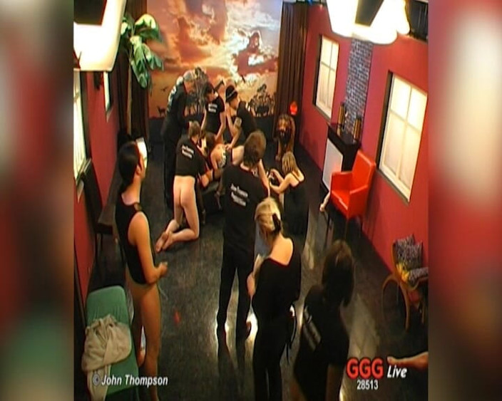 Horny girls want to fuck: Hot Ggg Bukkake Party - Sluts Get Their Faces Covered