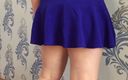 Lux Eva: Student in a Skirt and Torn Underwear