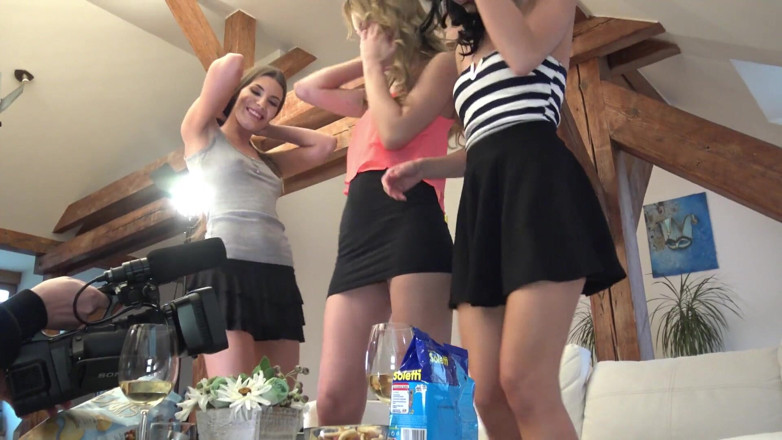 Leon Lambert Girls Twerk Parties CFNM: 热辣宝贝朋友跳舞的乐趣