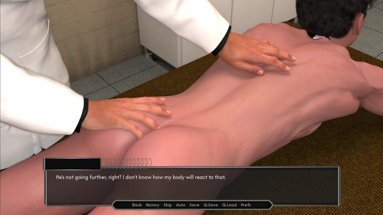 Femboy Maaya: Korean Boy Antony in Prisoner Examination with Doctor Christopher