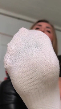 Lick My Sweaty and Dirty Feet You Foot Cunt!