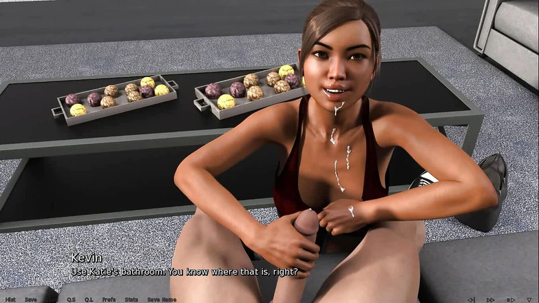 Dirty GamesXxX: Де серце: чорношкіра дівчина, мастурбує і камшот на обличчя, 75 серія