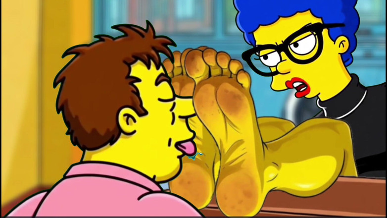 Octopussy Lovers Club: "mein Gott, Wie Tief Bin Ich Gefallen!" Cartoon Fußfetisch