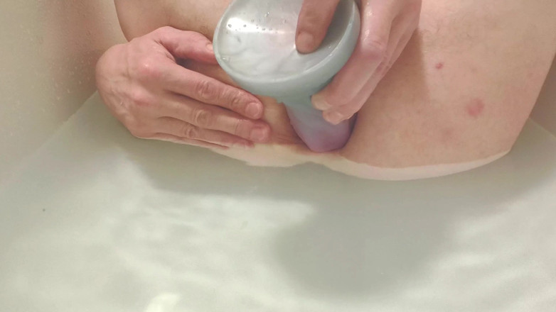 SergeyToys: 큰 크기의 새로운 장난감. 전체 항목까지 괴물의 길고 꽉 삽입. 딥 애널과 즐거운 센세이션