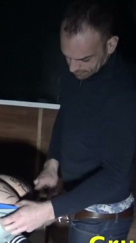 Slut Creampied in Backroom