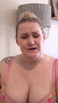 Auntjudys - After Dinner Strip Poker with Your Busty BBW Wife Becky