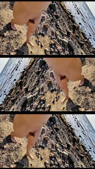 Sissy Adventures: 해변에서 작은 클레티