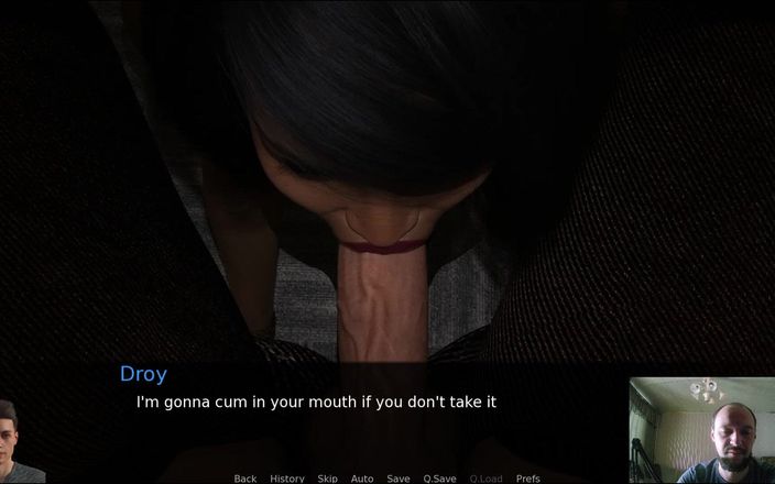 Sex game gamer: काम पर मेज के नीचे चूसा