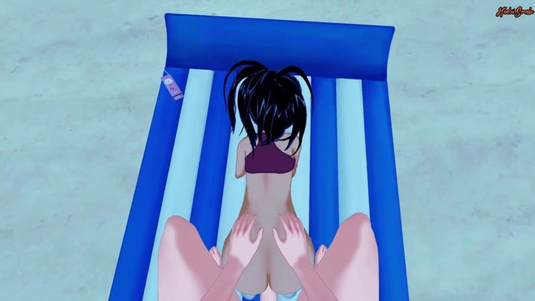 Hentai Smash: Kale este futută la plajă de la pov, futai între țâțe și ejaculare în...