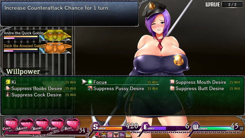 Cumming Gaming: La prisión de Karryn, caminata silenciosa [juego hentai rpg] ep.1 el...