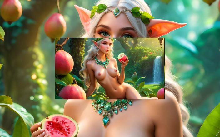 AI Girls: De belles filles elfes avec de l’eau de coco