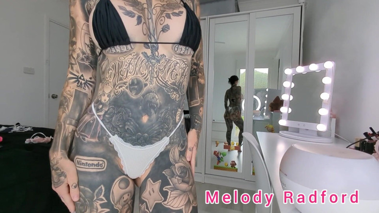 Melody Radford: Micro biquíni e renda g string try on haul petite...
