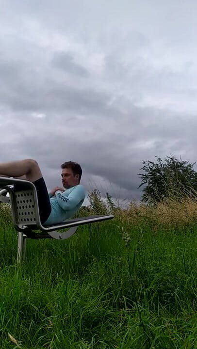 Olisa: Exercise in my new sportsdress