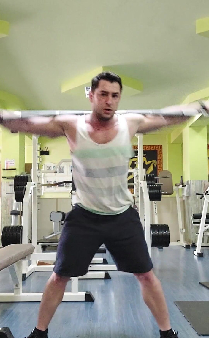 Michael Ragnar: Flexing Muscle and Cumming 91kg