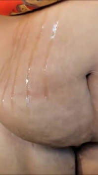 Oiled up Belly.