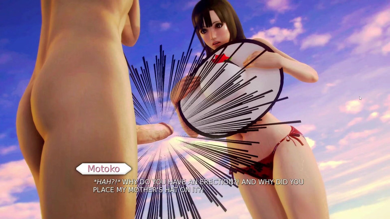 LewdArcade: 怀福学院 - motoko musashima 色情合集 [18+] 裸体场景色情游戏