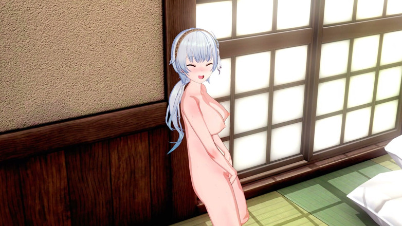 Oroka Conner: White Haired Beauty Strips and Touches Herself in the Traditional...