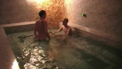 Crunch Boy: Twink fuck in the sauna