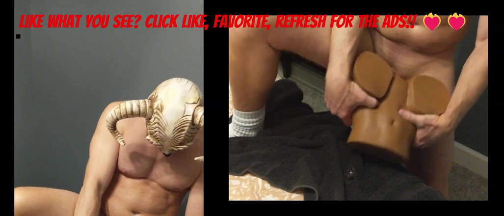 Bald Daddy: Balddaddy 性感的壮男抽插黑色阴户，深射 4k