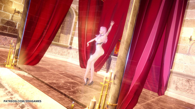 3D-Hentai Games: [MMD] Loona - PTT (warna bandar) tarian bogel seksi Ahri Akali Seraphine...