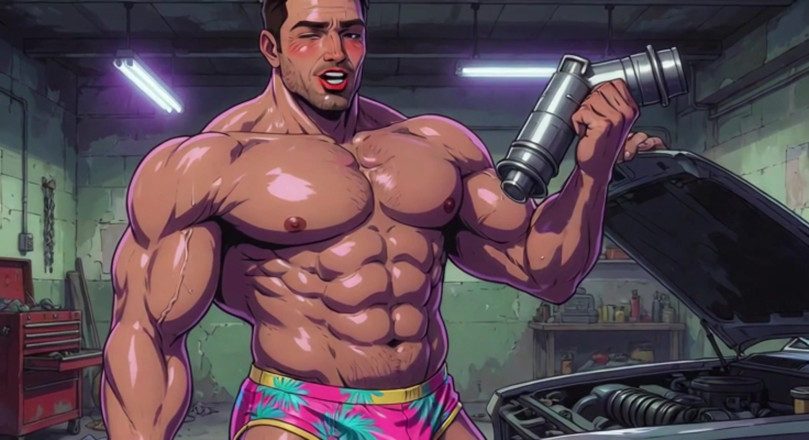 Erotic Man: アイ・マスキュラーメン メカニック・ガレージ