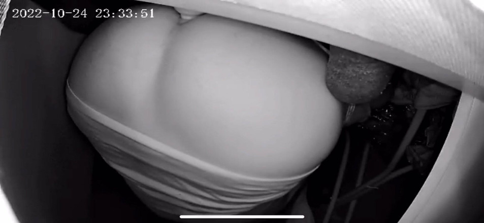 Haggy Baggy: Wooden butt knob in and out no hands