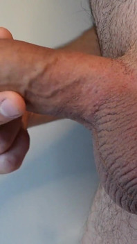 Edging Thick Uncut Cock Through Throbs to Ruined Drip and Fat Load
